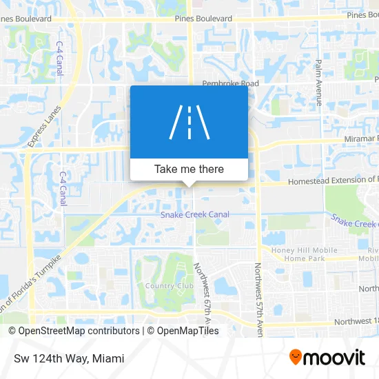 Sw 124th Way map