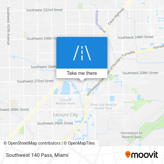 Southwest 140 Pass map