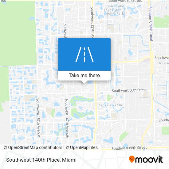 Southwest 140th Place map
