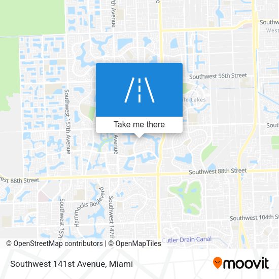 Mapa de Southwest 141st Avenue