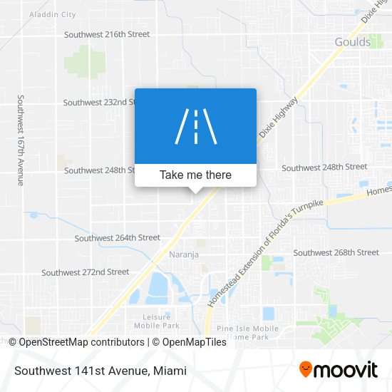 Mapa de Southwest 141st Avenue