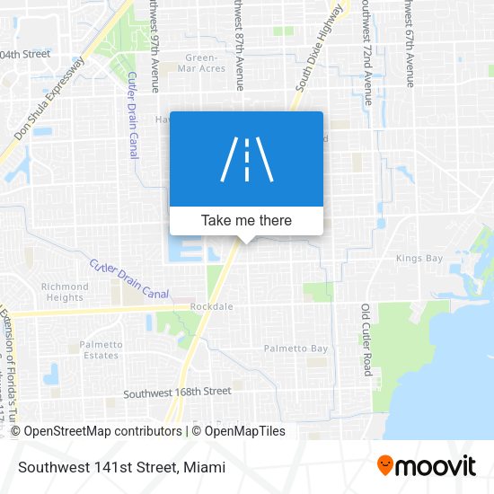 Mapa de Southwest 141st Street