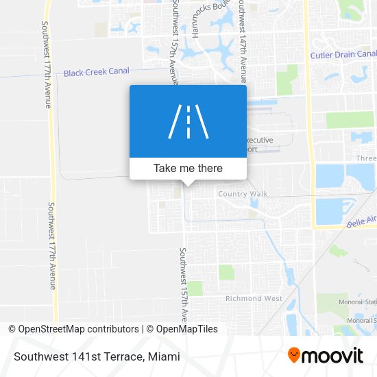 Mapa de Southwest 141st Terrace