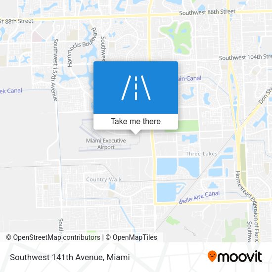 Southwest 141th Avenue map