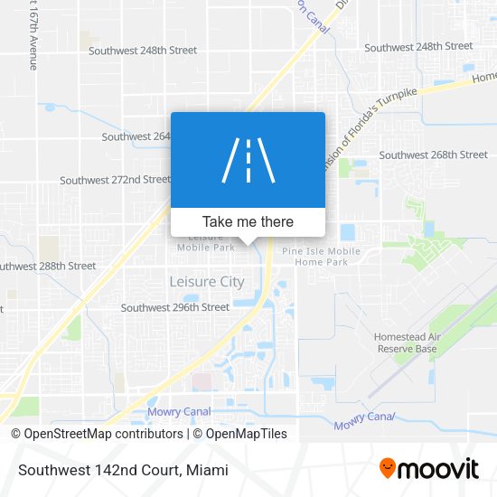Mapa de Southwest 142nd Court