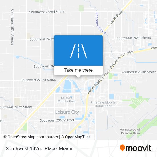 Mapa de Southwest 142nd Place