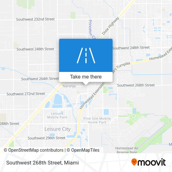 Southwest 268th Street map