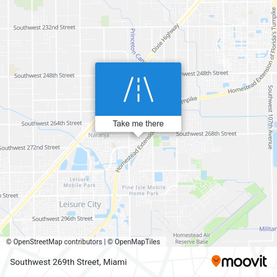 Southwest 269th Street map