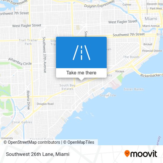 Mapa de Southwest 26th Lane