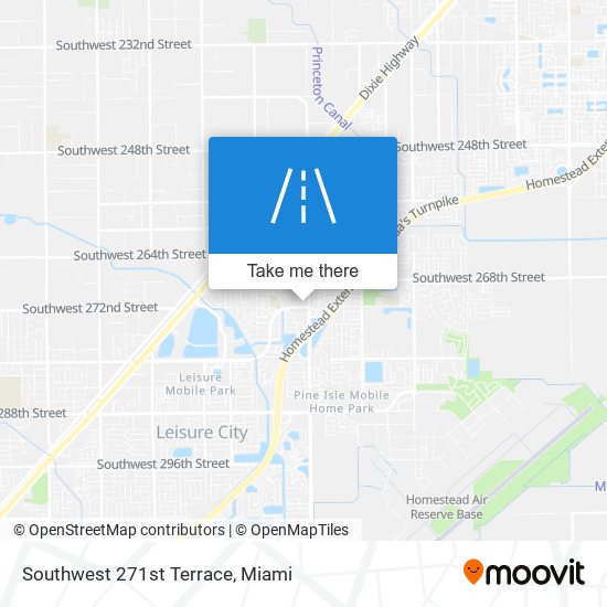 Mapa de Southwest 271st Terrace