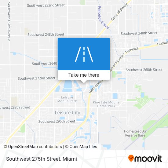 Mapa de Southwest 275th Street