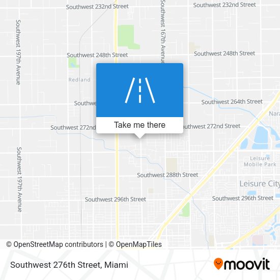 Southwest 276th Street map
