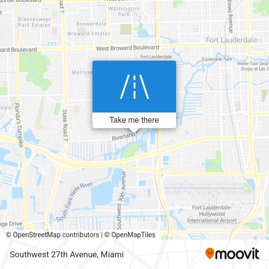 Mapa de Southwest 27th Avenue