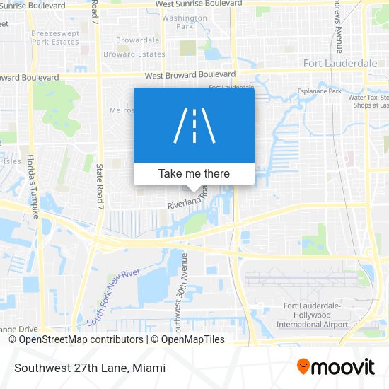 Mapa de Southwest 27th Lane