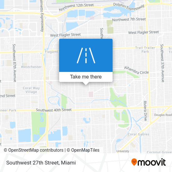 Mapa de Southwest 27th Street