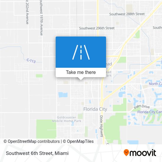Mapa de Southwest 6th Street