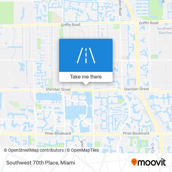Mapa de Southwest 70th Place