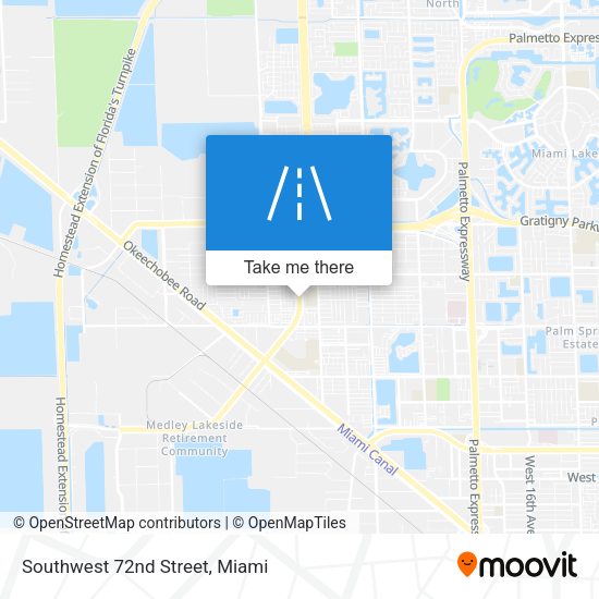 Mapa de Southwest 72nd Street