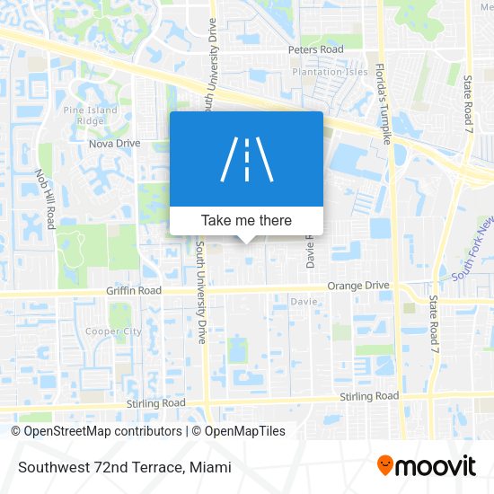 Mapa de Southwest 72nd Terrace