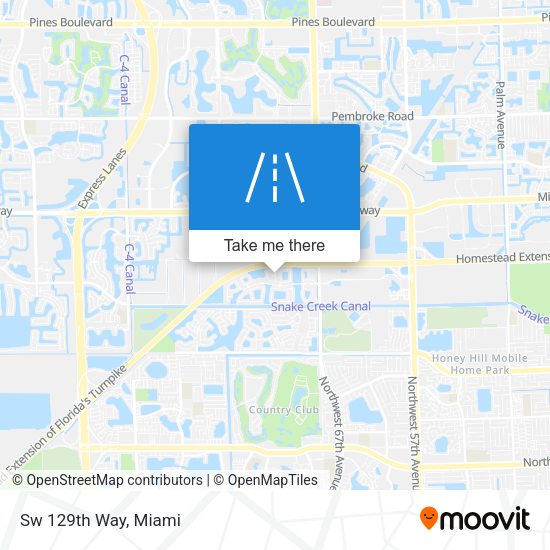 Sw 129th Way map