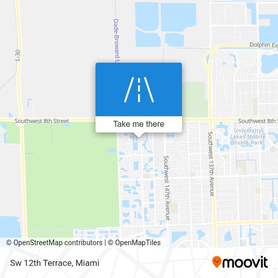 Mapa de Sw 12th Terrace