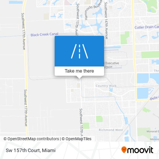 Sw 157th Court map