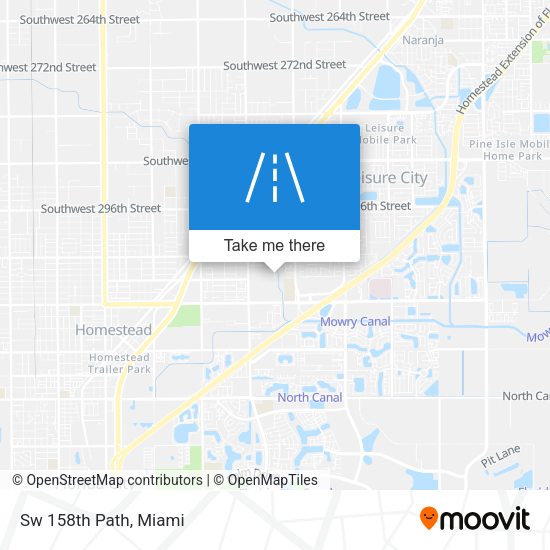 Mapa de Sw 158th Path