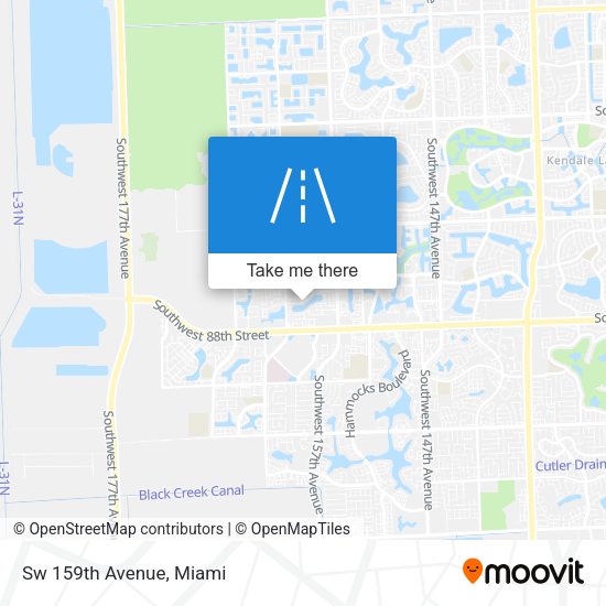 Mapa de Sw 159th Avenue
