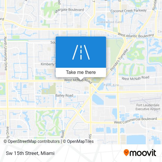 Sw 15th Street map