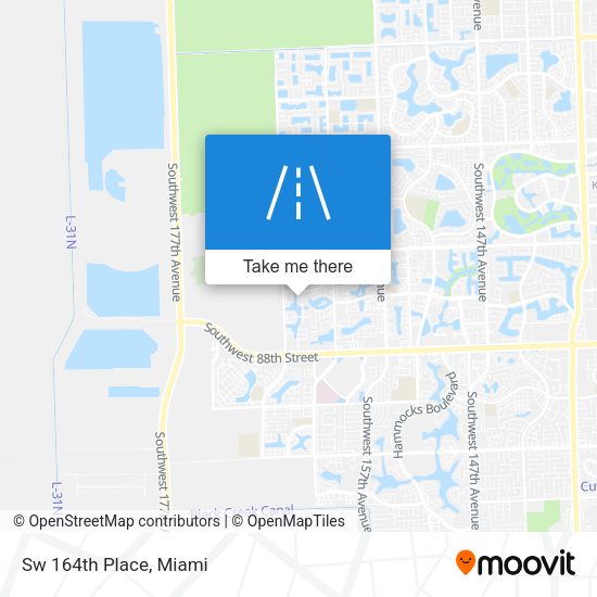 Mapa de Sw 164th Place