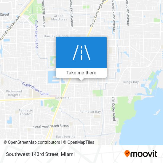 Mapa de Southwest 143rd Street