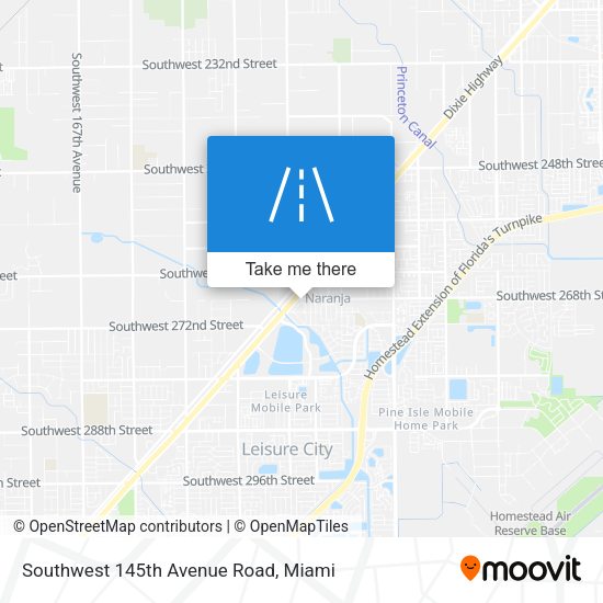 Mapa de Southwest 145th Avenue Road