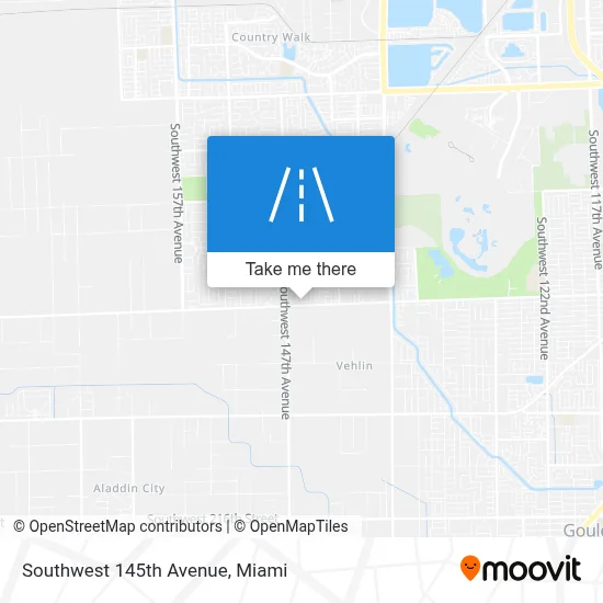Southwest 145th Avenue map