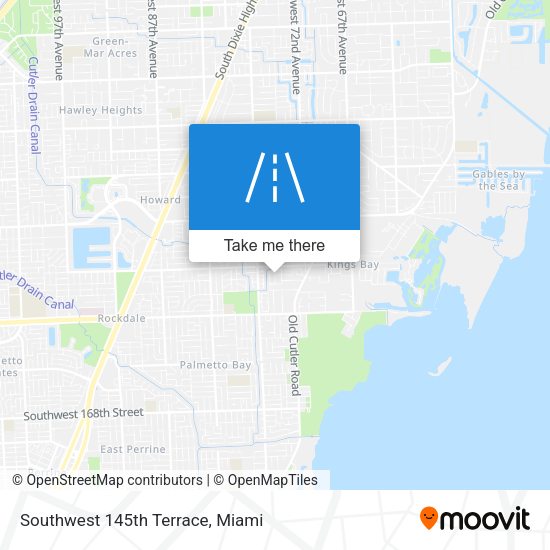 Mapa de Southwest 145th Terrace