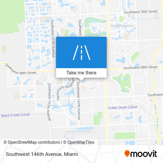 Mapa de Southwest 146th Avenue