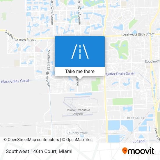 Mapa de Southwest 146th Court