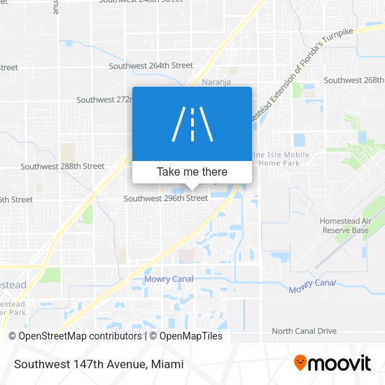 Southwest 147th Avenue map