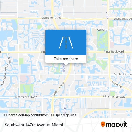 Southwest 147th Avenue map