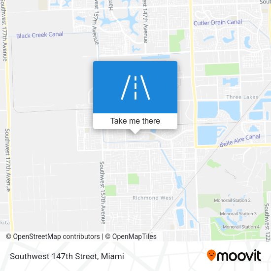 Mapa de Southwest 147th Street