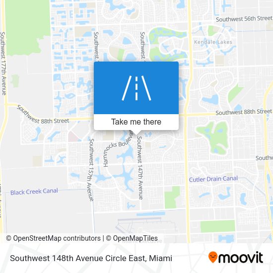Southwest 148th Avenue Circle East map