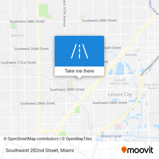 Mapa de Southwest 282nd Street