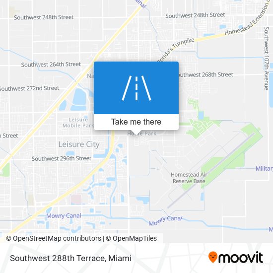 Mapa de Southwest 288th Terrace