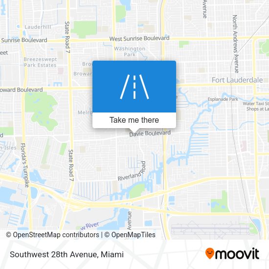 Mapa de Southwest 28th Avenue