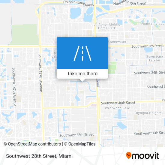 Mapa de Southwest 28th Street