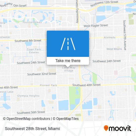 Mapa de Southwest 28th Street