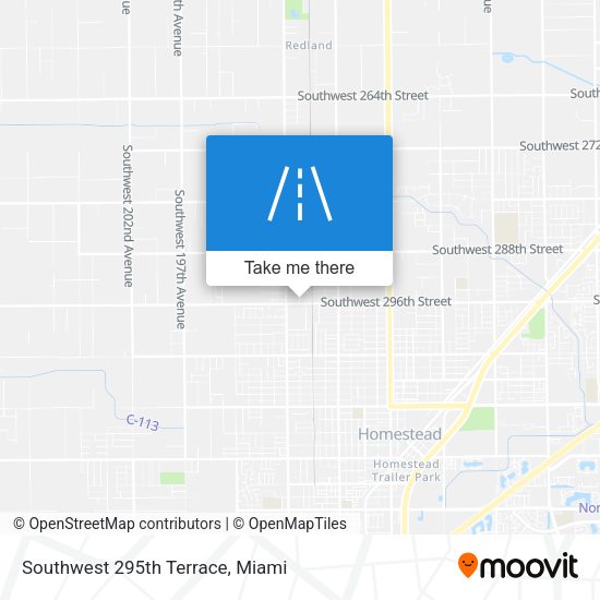 Mapa de Southwest 295th Terrace