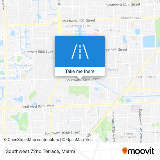 Mapa de Southwest 72nd Terrace