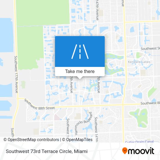 Mapa de Southwest 73rd Terrace Circle