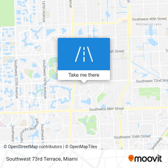 Southwest 73rd Terrace map