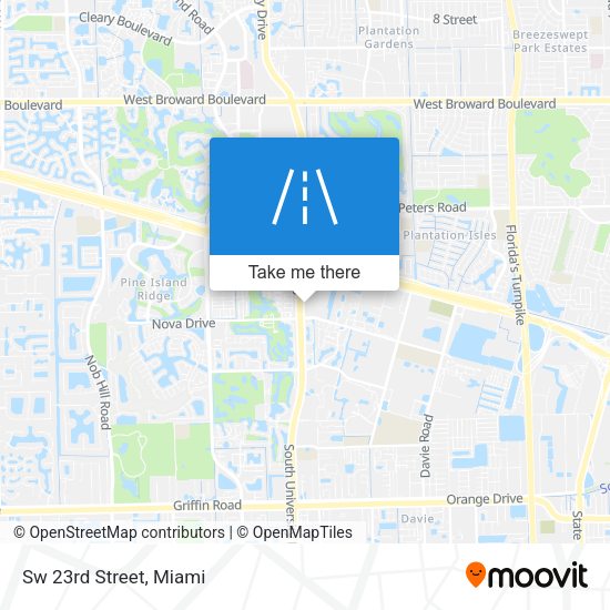 Mapa de Sw 23rd Street